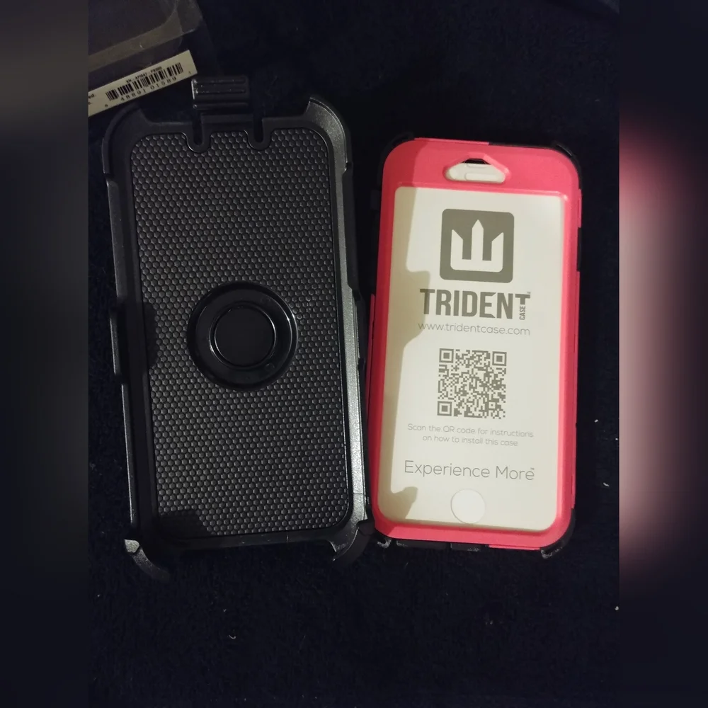 Trident Kraken AMS  iPhone 6s Plus Pink Case w/Holster Belt Clip
